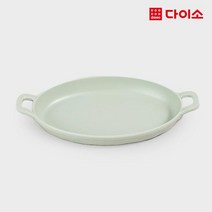 [다이소]타원형핸들팬디자인멜라민접시(12cm)-1037600