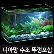 올디아망 1자 어항 (30x20x24cm) 수조 디아망 R-300