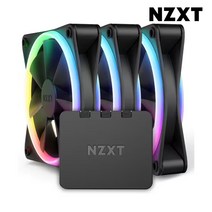 NZXT F120 RGB DUO Matte Black 시스템쿨러 (3PACK/Controller)
