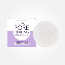 스킨매직 모공힐링 스토리 화이트팩 블랙팩 약산성, 01.모공 힐링스토리 화이트팩 90g