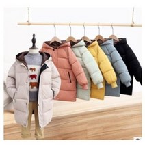 시즌OFF 특가) 아동 뉴뉴배색 웰론 후드 모자 롱패딩 하프패딩 월론