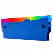 램쿨러 512v rgb 백라이트 컴퓨터 ram 메모리 바 방열판 라디에이터 냉각 팬 열, 초록