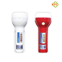 휴대용 비상조명등 비상용 손전등 소방 후레쉬 KFI 검정품 60분용 리튬배터리, 화이트