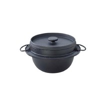 암주 Iwachu 밥솥 3홉 취사 흑내면 법랑 IH 지원 남부철기 21085