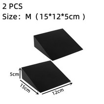 스쿼트발판 웨지 발판 발목경사대 밸런스 뒷꿈치 받침대 squat wedge pcs 스쿼트 블록 역도 데드 리프트 힐 상승 송아지 요가 경사 보드 위한 미끄럼 방지 전문 스쿼트, b 스타일 m 2pcs, 04 B style M 2pcs