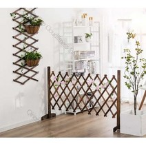 원목 새끼 고양이 강아지 대형견 옥상 낮은 목재 난간 펜스 가림막 울타리 난간 펜스 가림막 화분 걸이대 거치대 식물지지대 전원주택꾸미기 베란다꾸미기 테라스꾸미기, 발포함H120CM