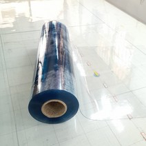 (모델E75 청투명1mm폭75cm) PVC연질염화방풍방수비닐 아스테이지 책상매트 투명매트 식탁매트 책상고무 두꺼운비닐