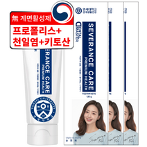연세대학교 세브란스 치아 케어 100% 덴탈 마스터 치약, 120g, 3개