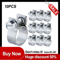 스프링 밴드 연료 호스 클립 7-9mm 9-11mm 탄소강 오일 워터 CPU 공기 자재 파이프 튜브 클램프 금속 패스너 하드웨어 10 개, [03] 11-13MM