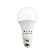 더쎈 LED 벌브 15W 현관등 베란다등 안정기 내장형 에너지소비효율1등급 KS인증 실내조명용 백열전구 대체 LED전구 갓등 벽조명 펜던트조명 레일등 거실조명 식탁등 인테리어조명, 주광색