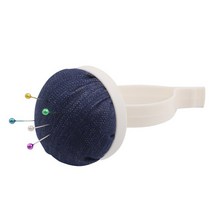 바늘쿠션 핀쿠션 공모양 손목 스트랩 핀쿠션 바느질 바늘 부드러운 코튼 패브릭 재단사 DIY 도구, 01 1pcs