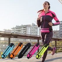 러닝 라이딩 네온컬러 방수가방 허리포켓, 네온그린