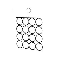 휘트모 접이식 스카프/액세서리 행거 블랙 크롬 0.47 x 12.25 15.88인치