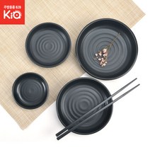 신한식구프 퓨전토기 DS-6460 찬기 접시 앞접시 돌산 멜라민