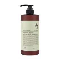 CH6 그리놀 허브 알로포시아 탈모샴푸 그린티우드향 1000ml, 1개