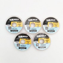 Welsolo 길이 15 m 폭 20 25 30 35mm Solder 윅 리무버 솔더링 Braid Flux Cable Wire, Width 3.0mm