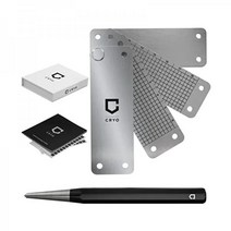 CRYO 크립토 시드 스토리지 스테인레스 스틸 월렛 복구 저장소 콜드