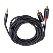 극장 증폭기용 RCA ~ 3.5mm 보조 케이블 헤드폰 RCA ~ AUX, 설명한대로, 알루미늄 합금, 쓰리엠