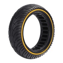 스쿠터 전동 Xiaomi M365 1S Pro 2 전동 스쿠터 용 솔리드 타이어 Mijia Mi 용 8.5 ''고무 벌집 타, 07 Yellow 1PCS Rubber