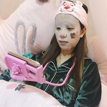 [해외]맘대로 구부러지는 다용도 스마트폰거치대, 블루