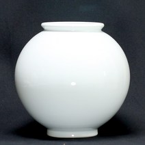유광 달항아리 도자기 높이25cm 화병 장식