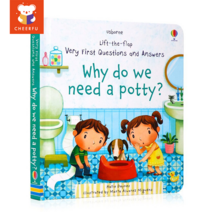 Usborne Books Lift The Flap 리프트 플랩 첫 질문과 무엇입니까 문/푸/수면/눈/스타 왜 브러시 내 치아 플립 그림 책 어린이 조기 교육, Why do we need a potty
