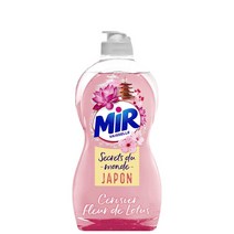 Mir Vaisselle Secret du Monde Japon 미르비셀르 주방세제 체리블라썸향 500ml, 1개