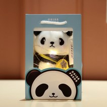 판다 인형 팬더 에버랜드 키링 굿즈 곰인형 아기 홀더 그란데, 옐로우숄더백ㅣ팬더선물주머니ㅣ무드등, 10센티