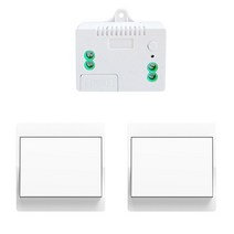 L3 스위치무선 스위치 자체 전원 RF433MHz 원격 제어 배터리 없음 유럽 규정 1 Gang Home Light Switch, 01 은_01 기타