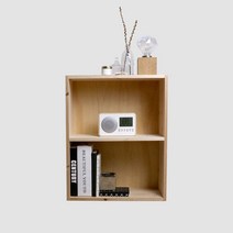 삼나무 원목 2단책장 DIY 수납장 책꽂이 수납 선반