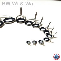 EM가이드 BR Wi & Wa FUJI CCKTAG 가이드 가이드 키트 Alconite 링 가이드 세트 1 세트 4pcs, 04 CCKTAG5.5