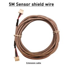 홀전류계 DC 0-300V ± 50A 배터리 모니터 LED 디지털 12V 36V 자동차, 06 5M Shielded CABLE