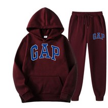 운동복 2 조각 세트 tracksuit 후드 티셔츠 + drawstring 바지 스포츠