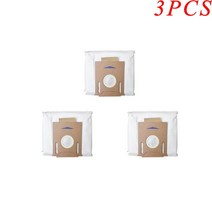 로봇 청소기 걸레 필터 ECOVACS DEEBOT OZMO T8 T8 AIVI Yeedi K781 진공 고용량 누출 방지 먼지 봉투 교체 부품, 3 PCS