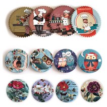 도자기컵받침대모음 16가지 개별포장 당일발송 인쇄가능 도자기컵받침대, 컵받침대-선인장2