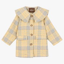 밀리밤 NC12 빅 카라 여아 코트 MLJC23150