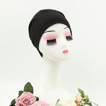 Anosfit by 속구닷컴 국내제작 블랙항암비니 회오리형 면100% 여성 소아 환우용 탈모 수면 치료 얇은 모자 두건