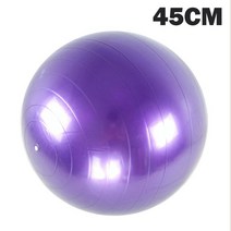 짐볼 요가 공 필라테스 휘트니스 체육관 균형 fitball 운동 45/55/65/75/85 cm 펌프, 45CM 퍼플, 중국