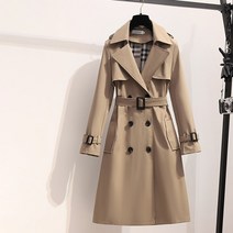 S-4XL 새로운 봄 영국 스타일 여성 윈드 브레이커 느슨한 중간 및 긴 우아한 벨트 코트 여성 캐주얼 긴 트렌치 코트 MUJER