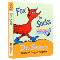 Dr Seuss 영어 아기 보드북 유아 몬테소리 그림책, Fox In Socks