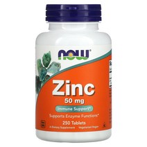 나우푸드 아연 50mg 250정, 250 카운트, 2kg