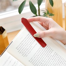 아바드 가죽공방 몽당연필 각인 가죽 책갈피, 각인추가 (사진 로고위치와 동일), 블루