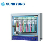 선경산업 칫솔소독기 칫솔20개 자외선살균소독 열풍건조 보관 용이 (SK-UV24)