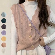 예쁜 조끼 여자 셔링 브이넥 베스트 레이어드룩 청조끼 뽀글이조끼 커플 리얼양털조끼 크롭