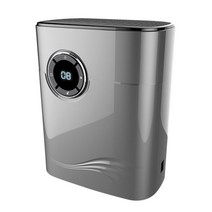 제습기 1200ml 휴대용 공기 2 in 1 습기 제거 제거 전기 공기 청정기 가정용 주방용 조용한 공기 청정기, 협력사, 밝은 회색, 영국 플러그