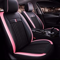 제이제이모터스 티볼리시트 커버 풀세트 티볼리 에어 팁볼리아머 3p세트 가죽시트 카바, 스타일팩 풀세트 핑크
