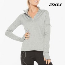 2XU 글로벌 여성 퍼수트 기모 하프집업 긴팔티 X0LL23152MLG