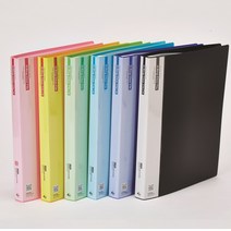 더존FK 클리어 3공 O링 화일 20매40매60매 클리어파일, 60매, 분홍