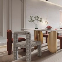 키에리 CHIERI 다이닝 체어 의자 by Varier, 시멘트 그레이 (아쿠아텍스)