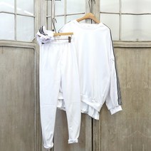 이힝 상하의 삼줄 레이어드 맨투맨 롱티 레깅스세트 트레이닝